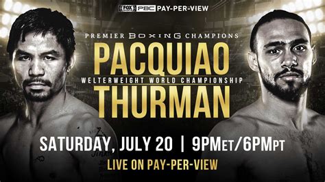 pacquiao vs thurman betting - pacquiao vs thurman boxing.